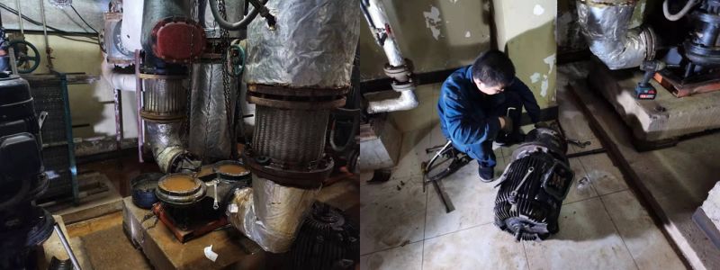 09 設(shè)備房采暖泵當(dāng)時(shí)的保養(yǎng)狀況