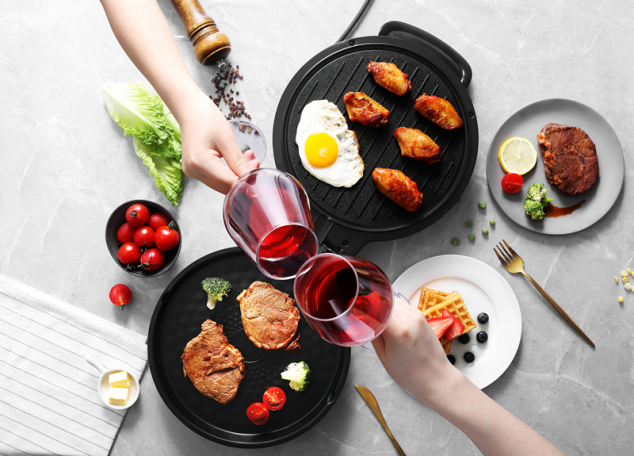 煎炒烙烤一體式凱琴電餅鐺 | 單份時(shí)間烹出雙倍美味