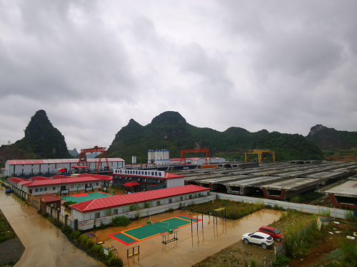 中鐵一局新運公司圓滿完成貴南高鐵446榀箱梁預制任務