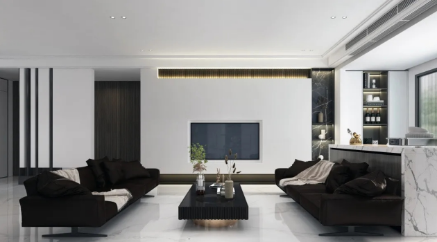 簡一白色系瓷磚X現代極簡風，打造出高顏值的質感家裝