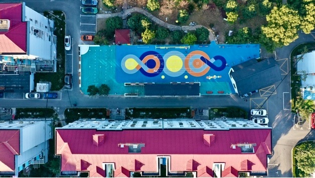 上海社區(qū)試點&ldquo;陽光運動場&rdquo;，城市微更新DPU兒童運動地坪釋放孩子的天性！