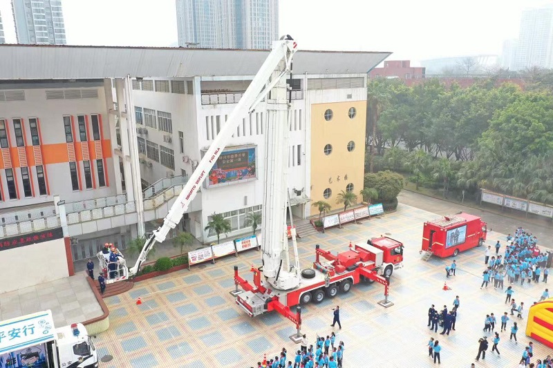 消防宣傳進校園，師生共上安全課