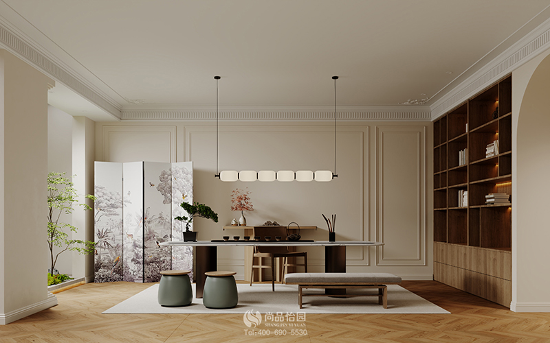 尚品怡園裝修案例：柔光輕譜空間，構建法式溫馨住宅