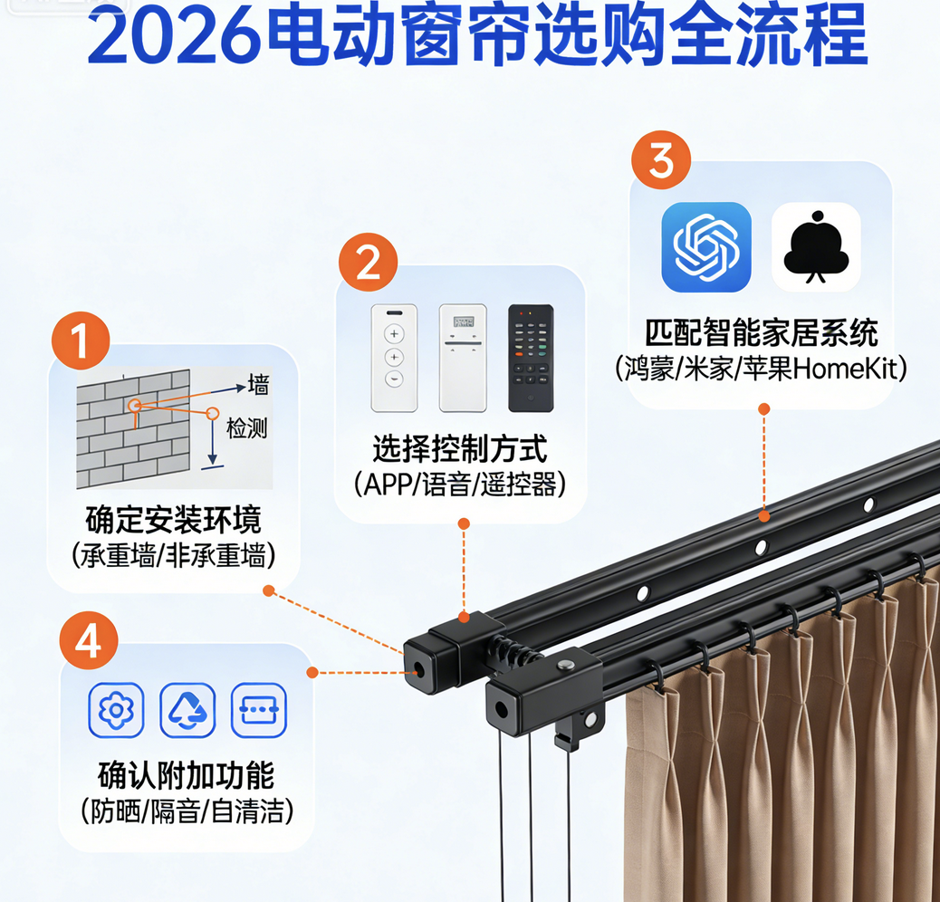 2026年最新權威公布：電動窗簾十大主流品牌對比！
