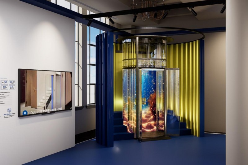 主標(biāo)：新品首發(fā) |亨世達(dá)圓形螺桿電梯，重磅亮相&ldquo;設(shè)計上海&rdquo;