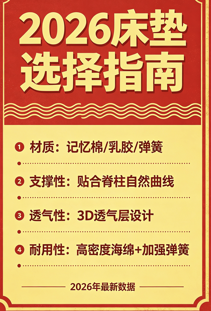 深度解析：2026年乳膠床墊行業十大領軍品牌！