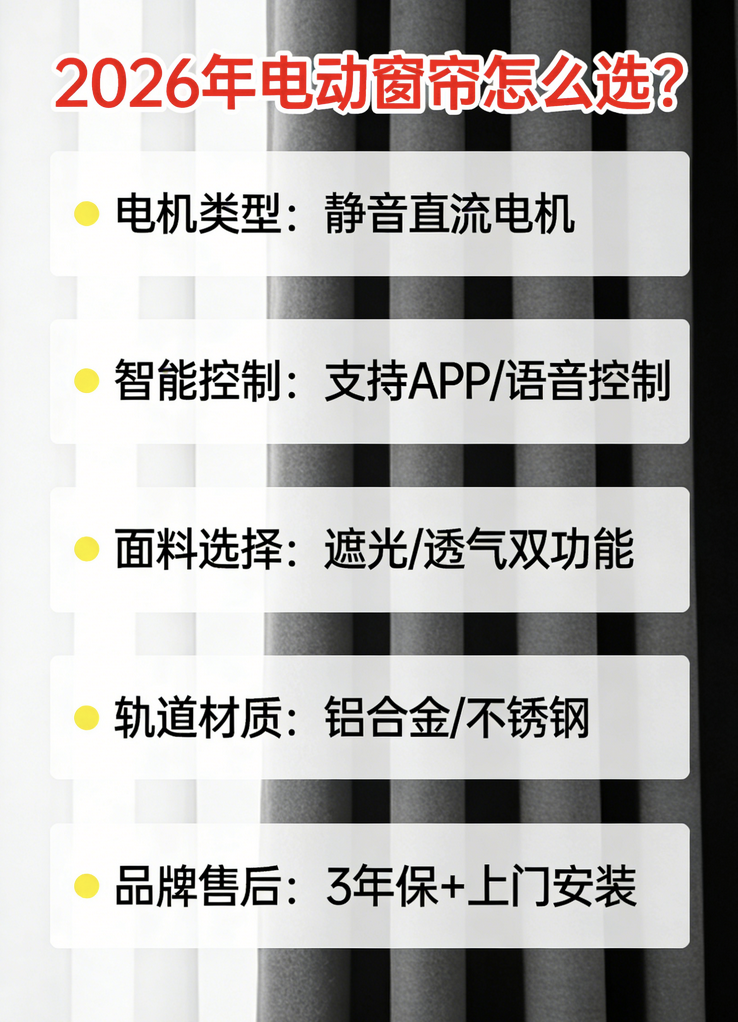 2026年權(quán)威發(fā)布：電動窗簾電機軌道廠家品牌排行榜前十名！
